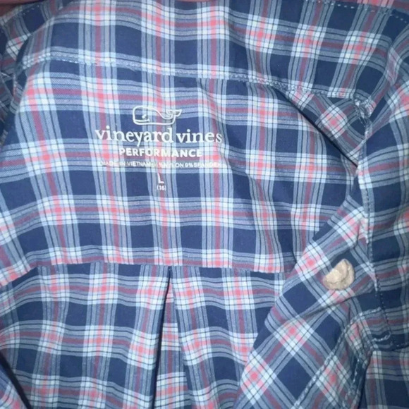 Like new Vineyard Vines boys large size 16 button down - Picture 2 of 3